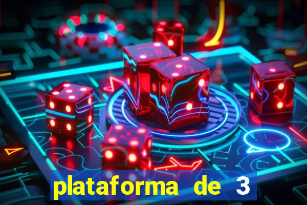 plataforma de 3 reais jogo